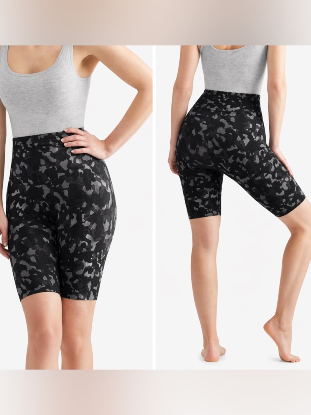 ✅🌹Yummie Mel Shaping Biker Shorts. Sculpting Waistband. Cotton Stretch. L